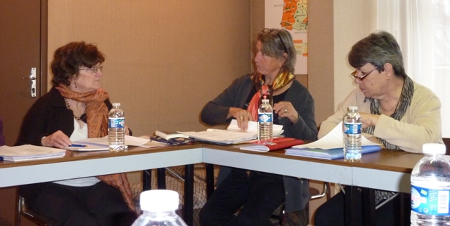 Vivianne, Marie-Thérèse et Geneviève