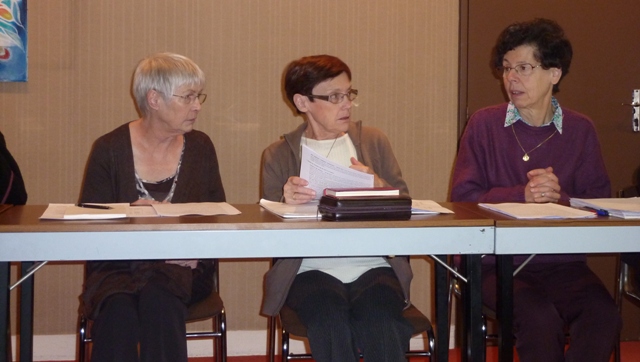 Geneviève, Marie-Claude et Bernadette