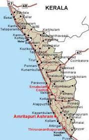 carte de Kerala carte de Kerala